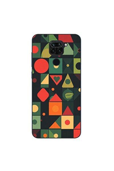 OEM Калъф, съвместим с Xiaomi Redmi Note 9, силиконов гел TPU, с десен на рет...