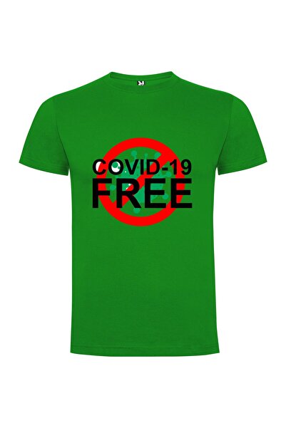 iLovePrints Virus-Free Zone Sign Tshirt