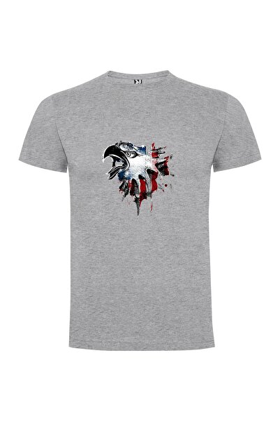 iLovePrints Patriotic Eagle Emblem Tshirt