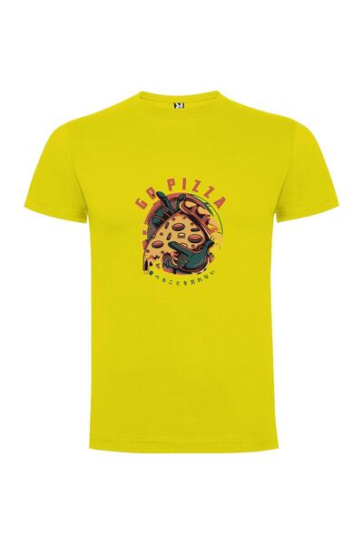 iLovePrints Pizza Cosmos Bliss Tshirt