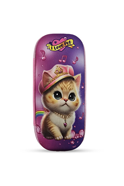 Cocobee Cat Cop Pencil Case With Internal Mesh Pocket, Sturdy Build, Zipper C...