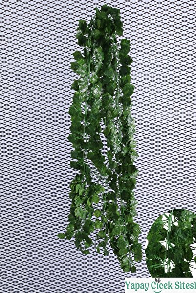 Yapay Çiçek Sitesi Yapay Sık Yapraklı Philodendron İp Sarmaşığı 210 cm - 12 Adet
