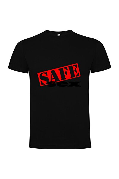 iLovePrints Safe Sex Signage Chic Tshirt