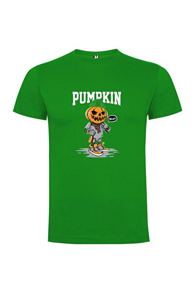 iLovePrints Skateboardin' Pumpkin Head Tshirt