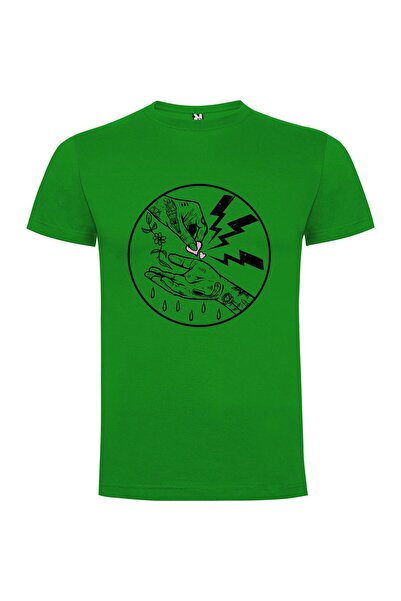 iLovePrints Monochromatic Botanical Hands Tshirt