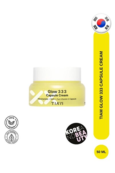 TİAM Glow 333 Capsule Cream 50ml | Kapsül Formlu Nemlendirici Yüz Kremi