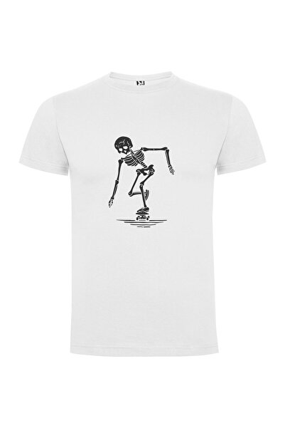 iLovePrints Skateboard Skeleton Tshirt