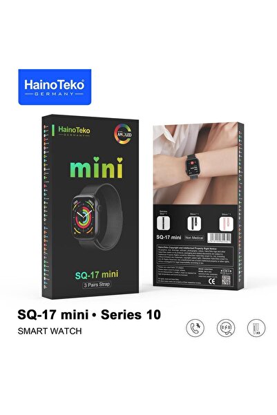 Generic Smart Watch SQ-17 Mini AMOLED Display – Bluetooth Calls – 3 Bands – A...