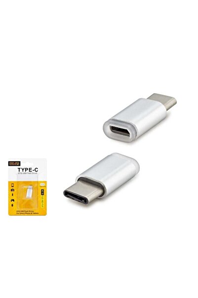 HADRON H4419K Android OTG MICRO USB TO TYPE-C KUTULU METAL