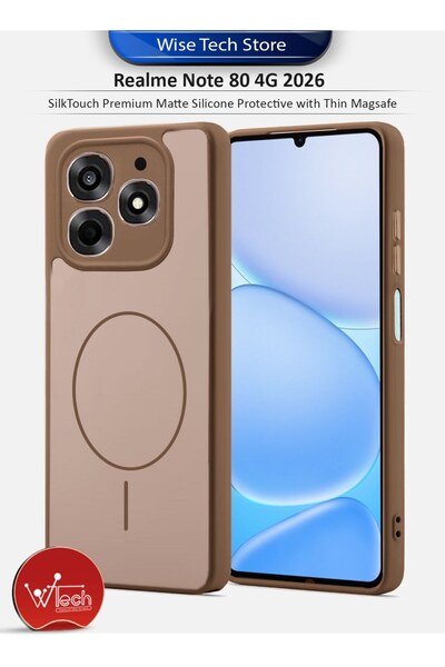Wtech Realme Note 80 4G 2026 SilkTouch Premium Matte Silicone Protective with...