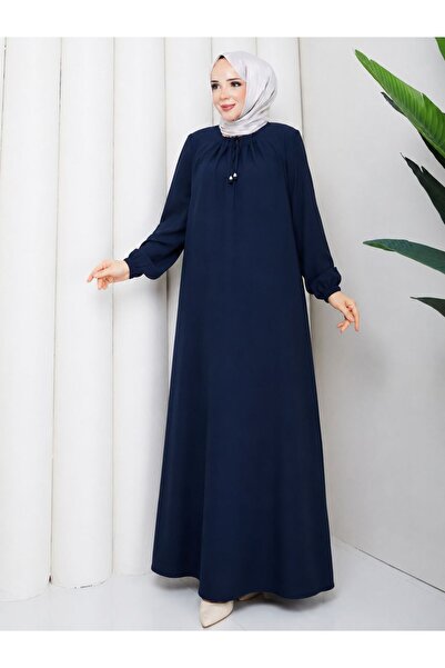 SudeHlt.co Hijab Square Collar Dress