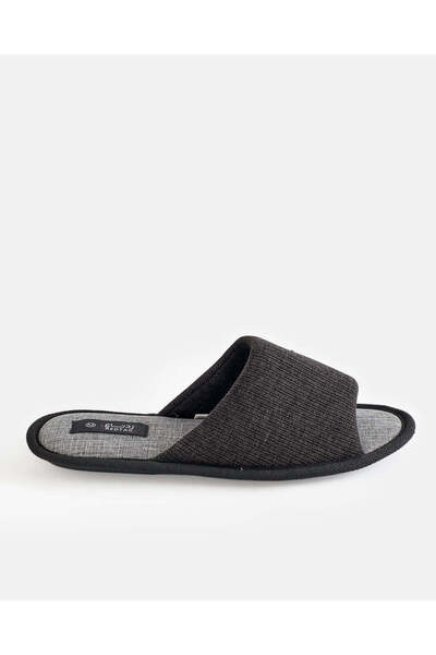 REDTAG Men Black Casual Bedroom Slippers