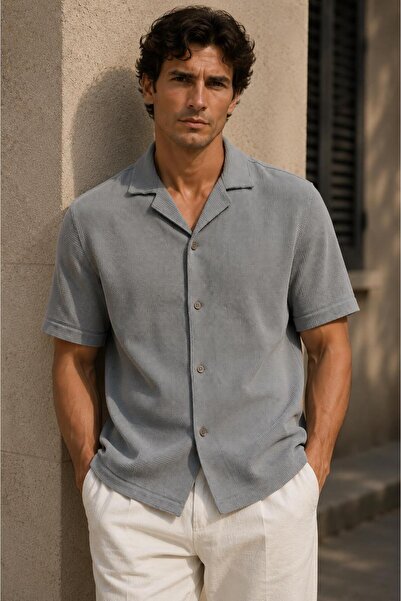 ALEXANDERGARDI Textured Short Sleeve Top