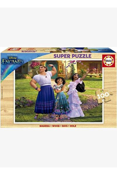 Educa Puzzle Educa 100 Piece Encanto Wooden Children's Puzzle - 6-8 Years Old...