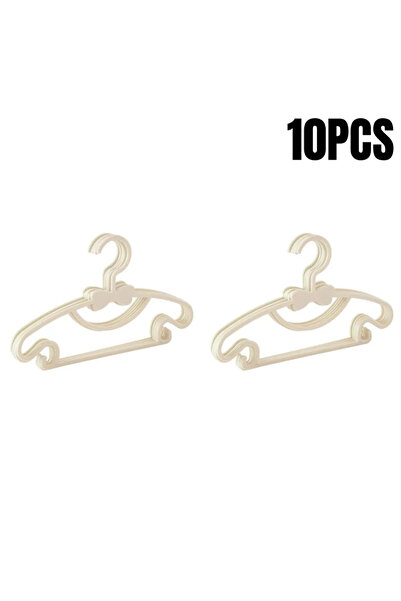 Choice15 White 10PCS 5-50Pcs Baby Hangers Plastic Kids Clothes Storage Hanger...