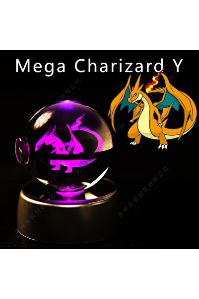 Choice6 38 Mega Charizard Y Pokemon Crystal Ball 3D Pikachu Gengar Mewtwo Nig...
