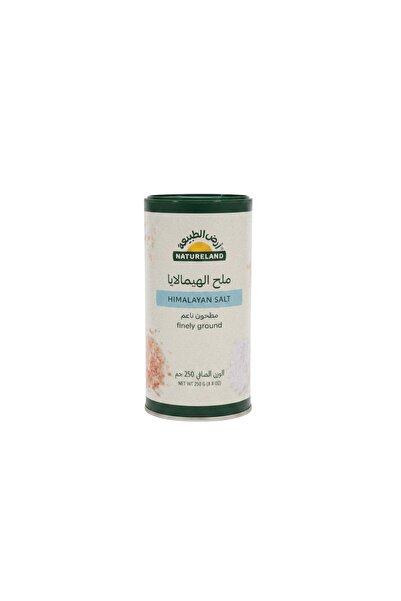 natureland ملح الهيمالايا الناعم 250 جرام أرض الطبيعة