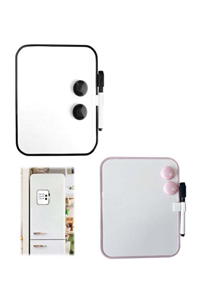 Arabest 2-Piece 8x6 Inch Magnetic Whiteboard, Small Dry Erase Board for Locke...