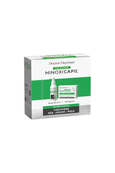 Doctor Fiterman Pachet Spray impotriva caderii parului pentru femei Minoxicap...