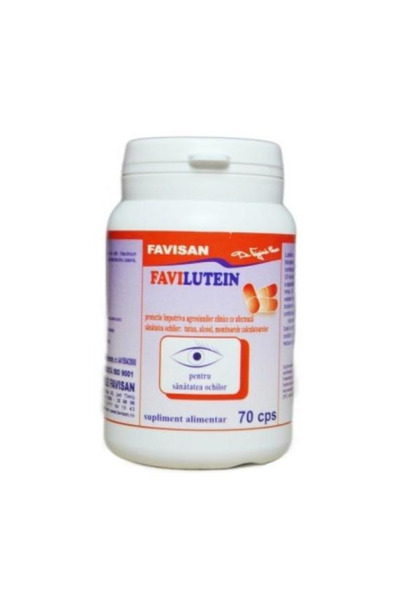 Favisan Favilutein Favisan, 70 capsule