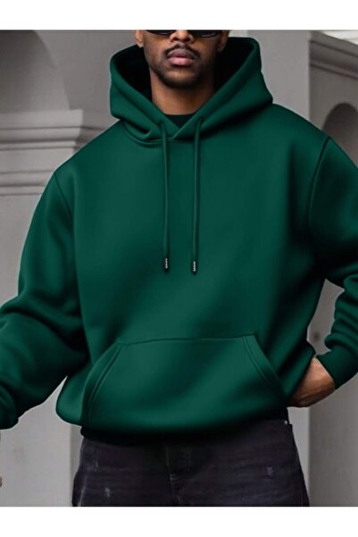 luci sports 3 Yarn Unisex Oversize Hooded Sweatshirt