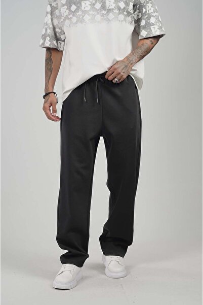 king brich Baggy Fit Bottom Sweatpants with Elastic Waist and Pockets