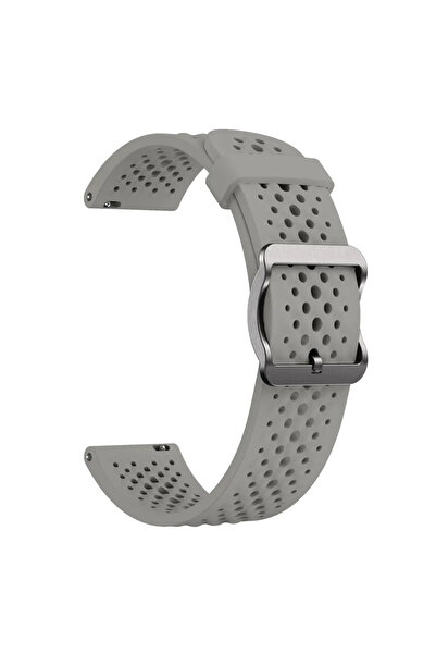 Choice6 حزام سيليكون رياضي رمادي داكن مقاس 22 ملم لساعة S4 وGT4 46mm وGT3 4Pro