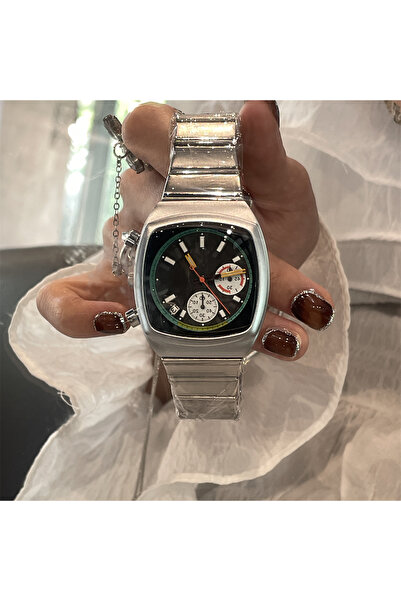 Choice silver NASIR Square female field large dial high-end watch ladies bran...