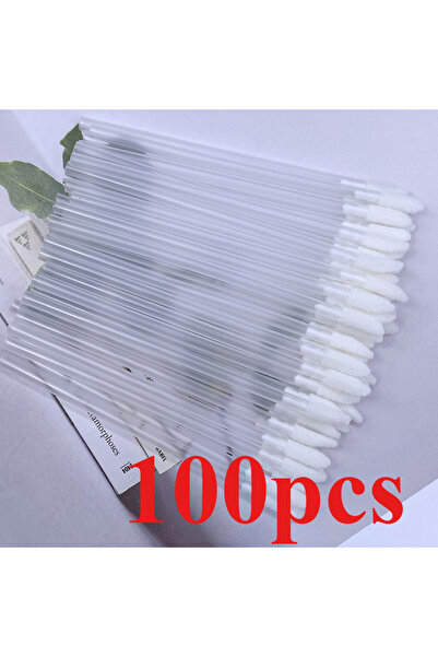 Choice1 100PCS Transparent 100Pcs Disposable Lip Brush Eyelash Extension Make...