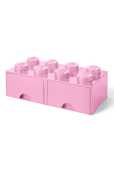 LEGO Cutie de depozitare 2x4 cu sertare, Roz