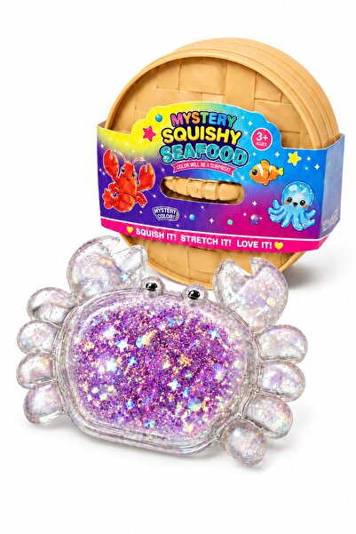 DAT Squishy Sea Animal Fidget Toy Set, Choose Color Crab & Octopus Stress Rel...