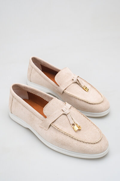 SENASTİL M01 Daily Wearable Women's Suede Loafer Comfort Sole Shoes