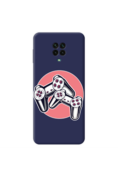 Other Xiaomi Redmi Note 9 Pro Retro Joysticks Dark blue Colored Silicone TPU ...