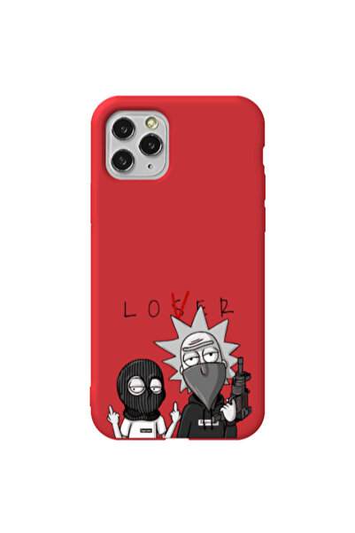 Other Apple iPhone 11 Pro Max Rick Loser Red Colored Silicone TPU Θήκη