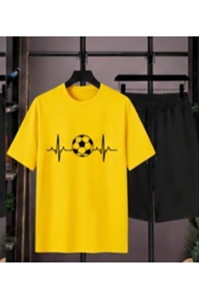 ZEMLİYA Sara Unisex Oversize Shorts Set Short Sleeve T-Shirt Comfortable Fit ...