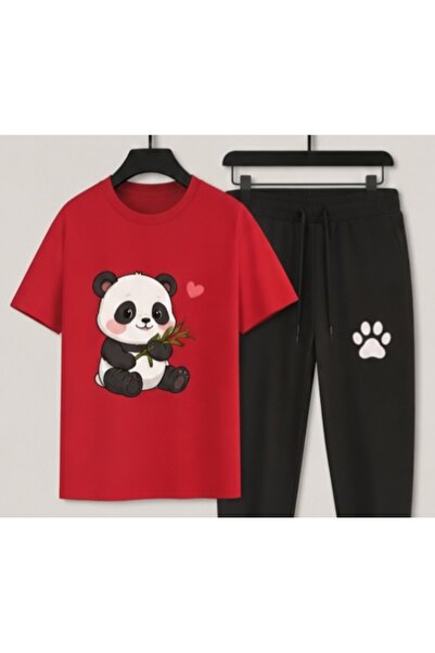ZEMLİYA Sara Unisex Oversize Shorts Set Short Sleeve T-Shirt Comfortable Fit ...