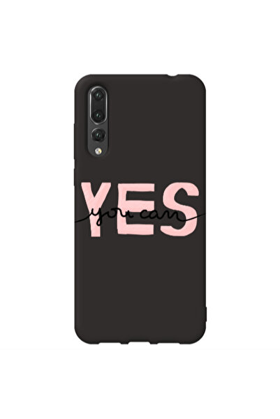 Other Huawei P20 Pro Yes you cam Black Colored Silicone TPU Θήκη