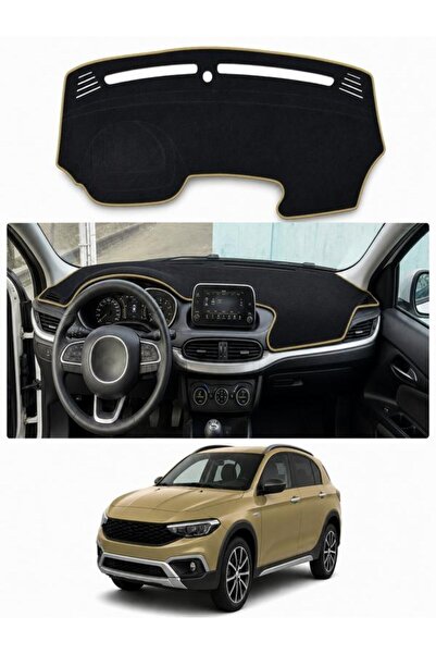 e-biz Fiat Egea Cross Ekranli (2020+) Uyumlu Torpido Koruma Örtüsü Oto Kılıfı...