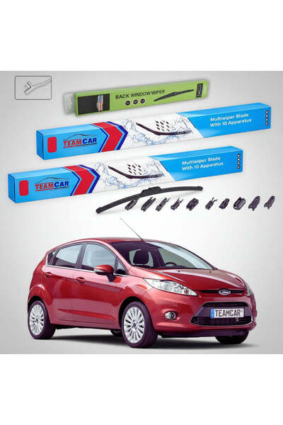 TEAMCAR Υαλοκαθαριστήρες Φορντ Φιέστα Γενιά VI Προ-αναδιαμόρφωση Χάτσμπακ 200...