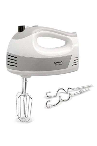 Bruno μίξερ χειρός BRN-0110, 500W, 5 ταχύτητες & turbo, λευκό