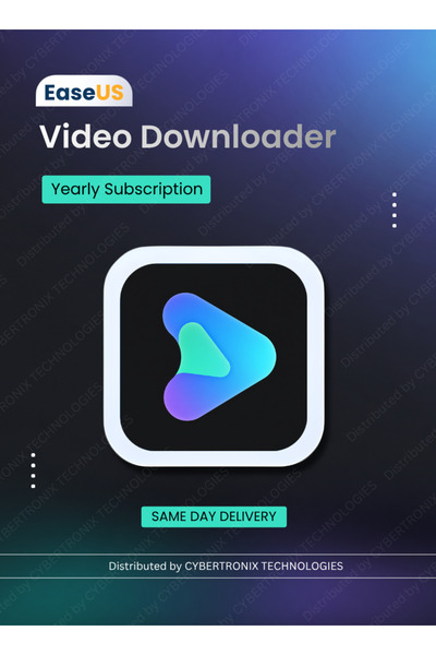 EaseUS برنامج تنزيل الفيديو |   جهاز واحد لمدة سنة واحدة |   رخصة رقمية |   ا...