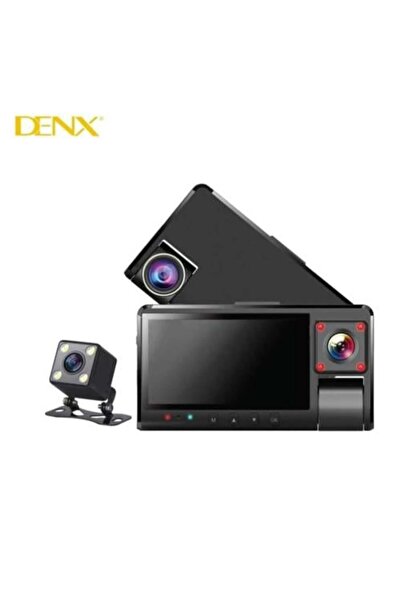 ACTEN DENX DX3617 Car Camera Triple 3 Cameras HD Screen Full HD Recording