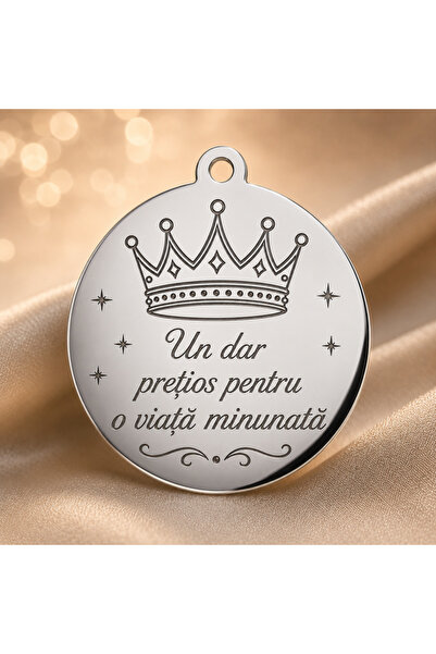 Simoshop Monedă de argint 925 Micul Prinț pentru Botez și Prima Tunsătură 22m...