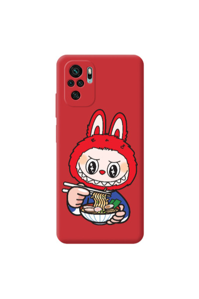 Other Xiaomi Redmi Note 10S Labubu 1 Red Colored Silicone TPU Θήκη