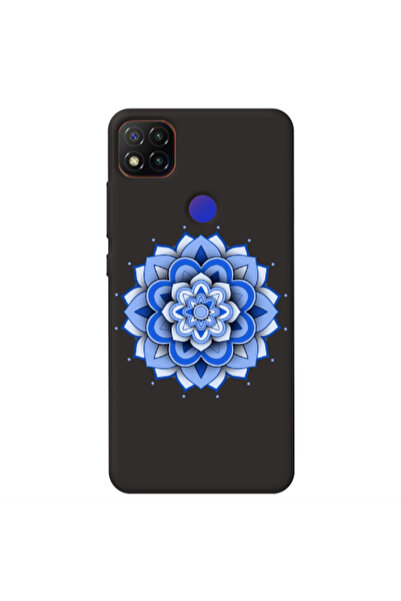 Other Xiaomi Redmi 9c Manadala D9 Black Colored Silicone TPU Θήκη