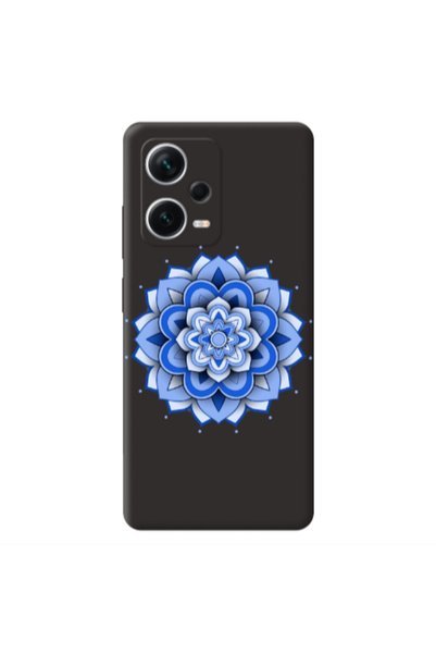 Other Xiaomi Poco X5 Manadala D9 Black Colored Silicone TPU Θήκη