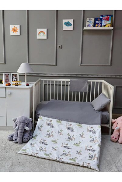 Yuar Baby Baby Duvet Cover Set - Gray
