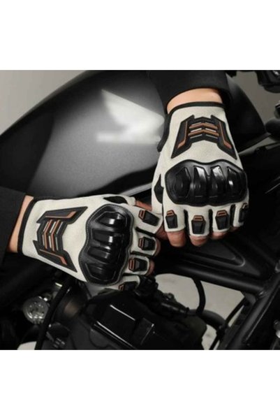 MOTOSOR Unisex Protected Half Finger Premium Motorcycle Gloves
