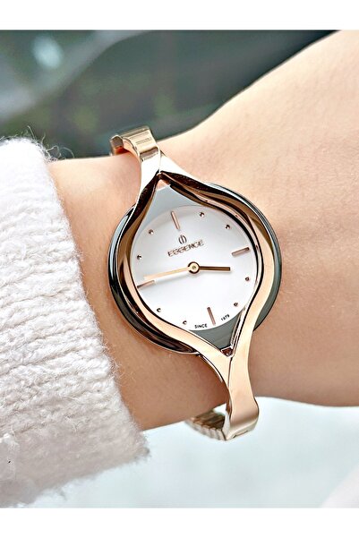 Essence Special Design Copper Color Steel Cord Women Wrist Watch D1234Mr