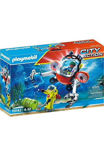 Playmobil Επιχείρηση Υποβρύχιου Καθαρισμού (70142)